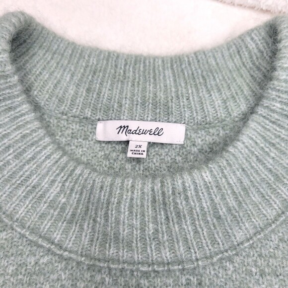 Madewell Havener Cable Stitch Crewneck Sweater Womens Plus Size 2XL NI313 New - Picture 9 of 14